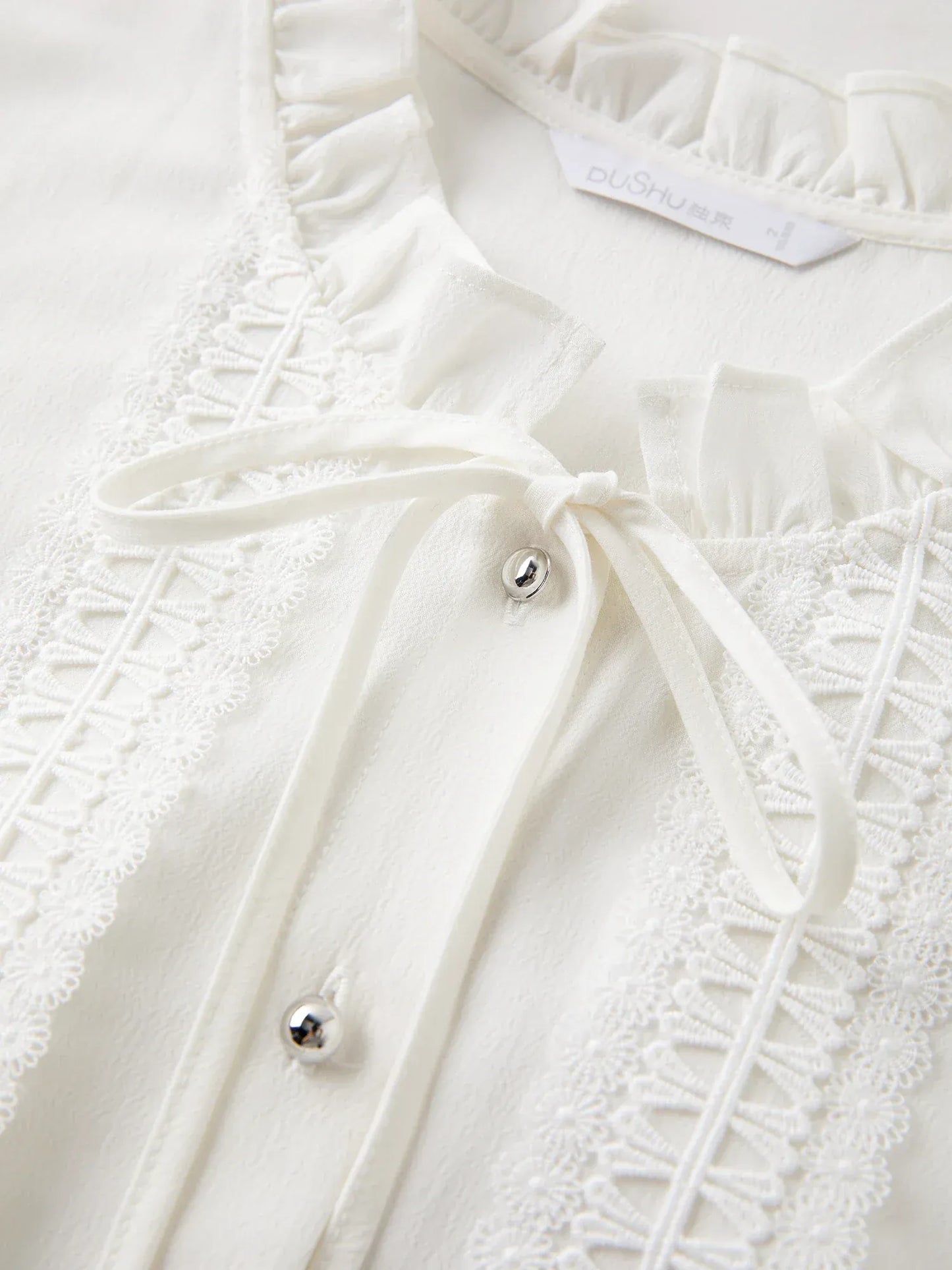 T-line Plus-size Women's, Tie-front, Shirt Slimming Top (2 weeks delivery)