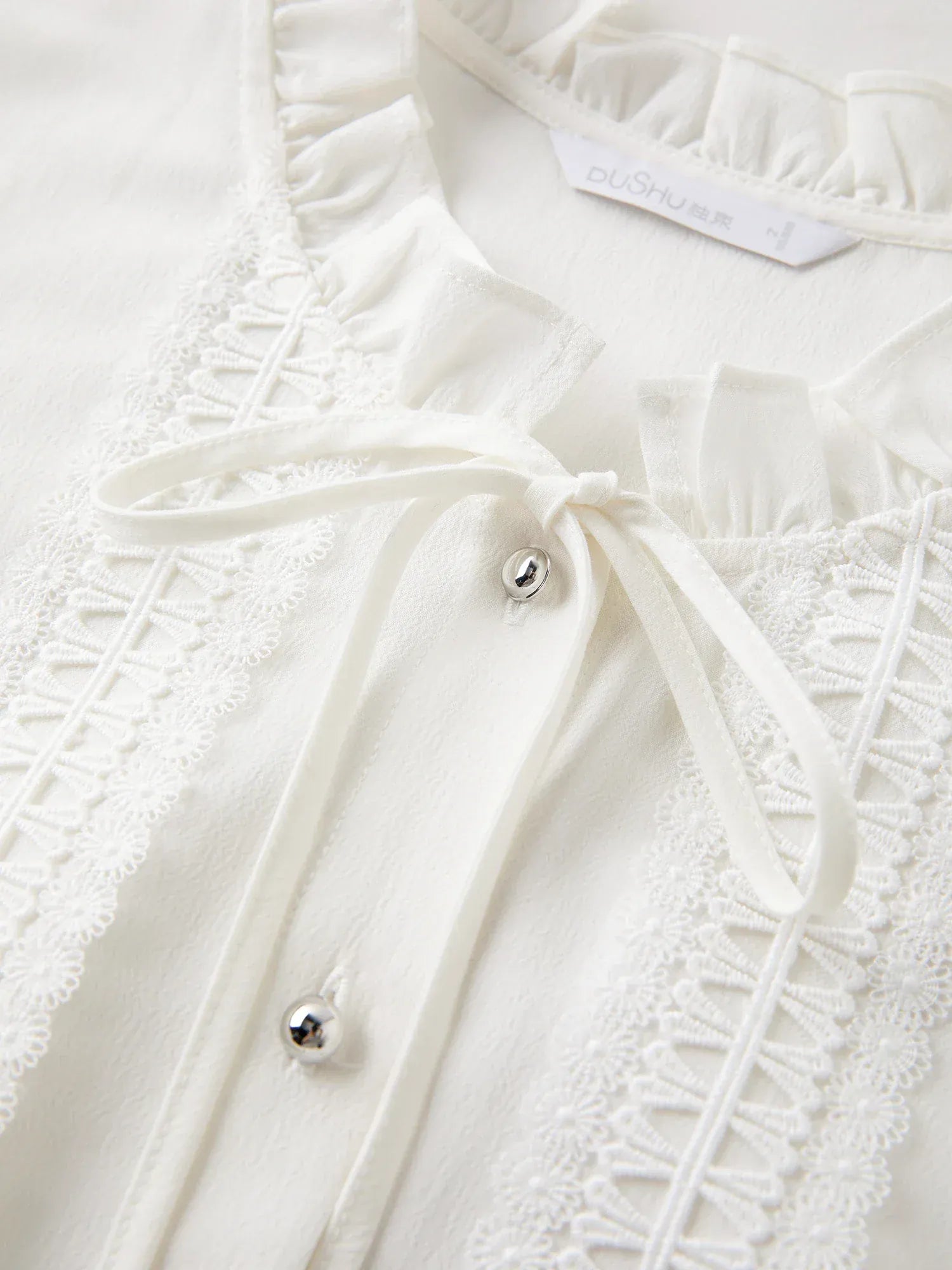 T-line Plus-size Women's, Tie-front, Shirt Slimming Top (2 weeks delivery)