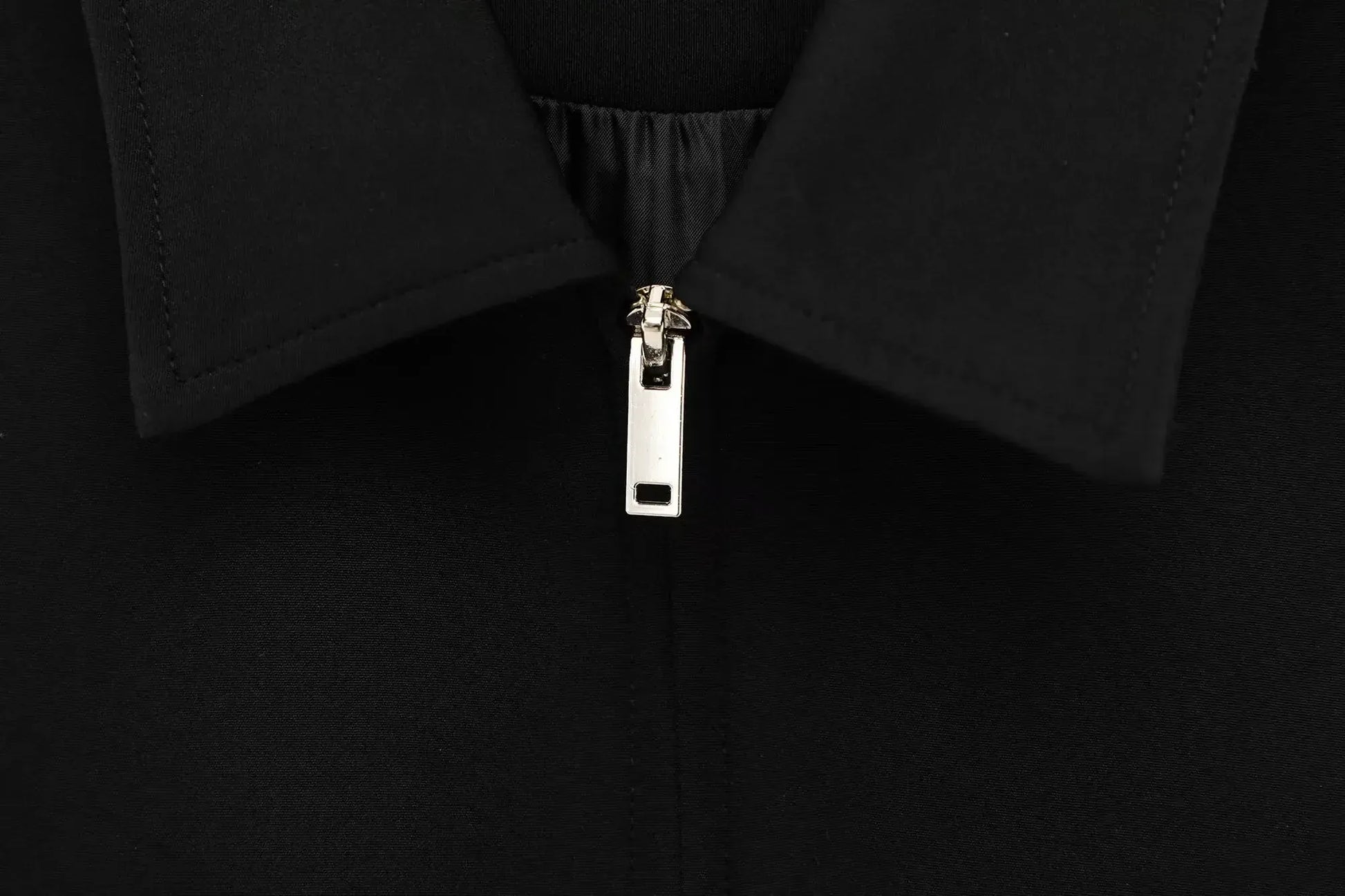 T-line Set For Women  Zipper Short Sleeve Coat Top , Wide Leg Pants Two Piece suit (5 - 10  work days free delivery)