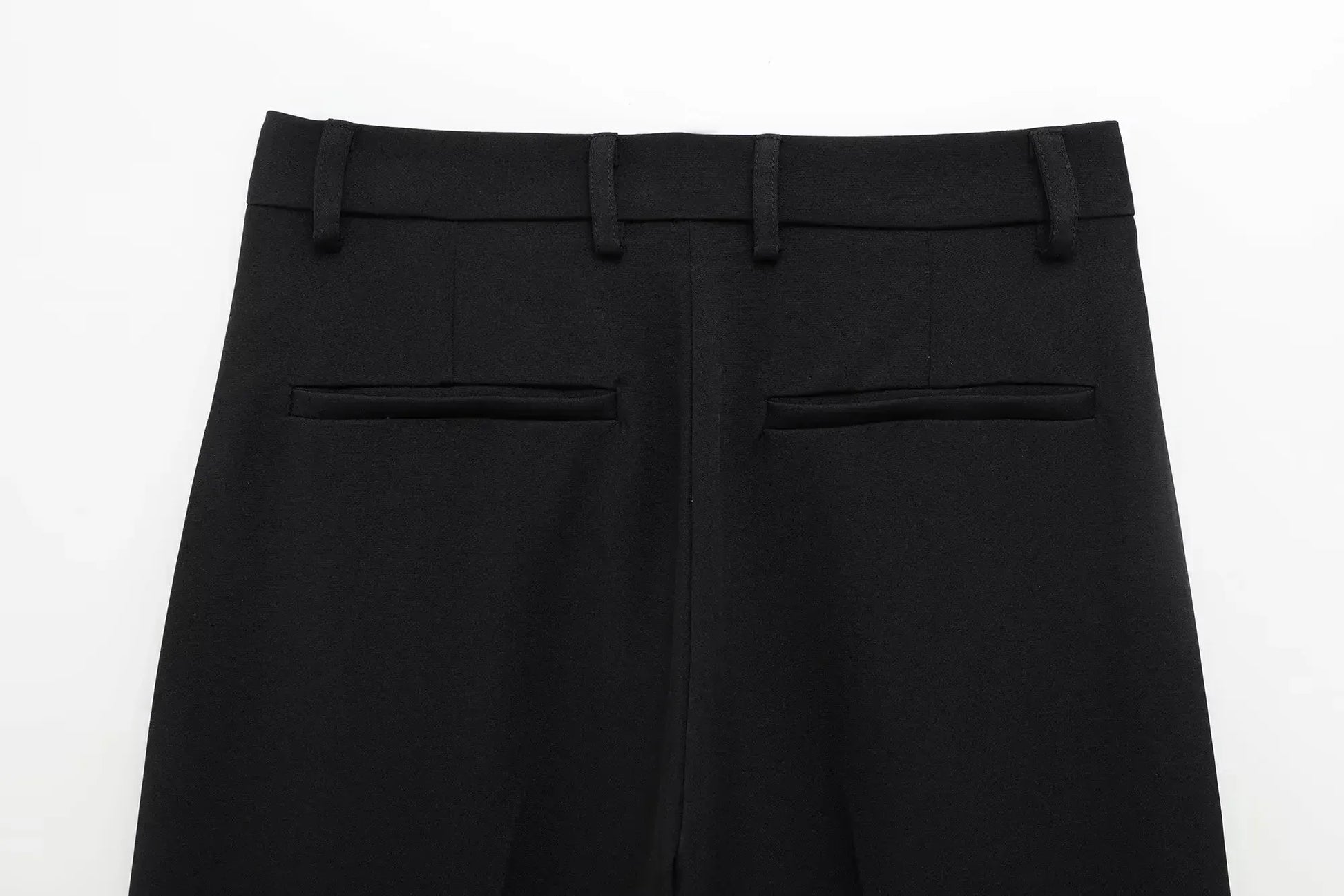 T-line Set For Women  Zipper Short Sleeve Coat Top , Wide Leg Pants Two Piece suit (5 - 10  work days free delivery)