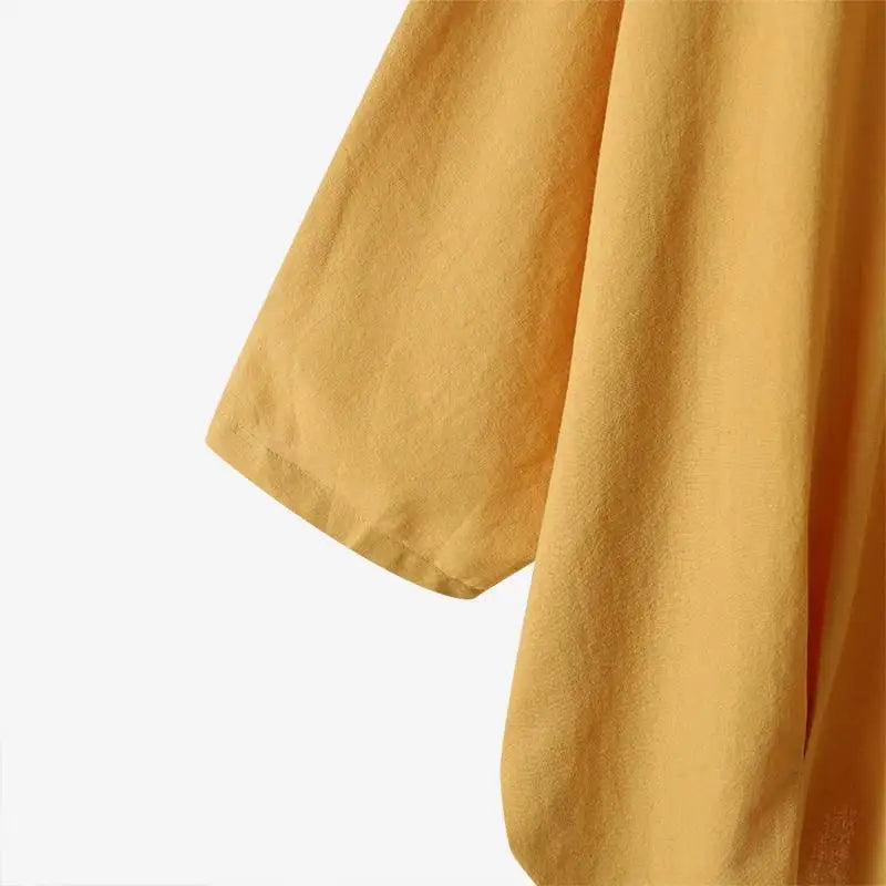 T-line Shirt Women, 3/4 Sleeve Blouse,  Buttons Down Tops ,Tunic Female Casual Loose Blusas (2 weeks delivery)