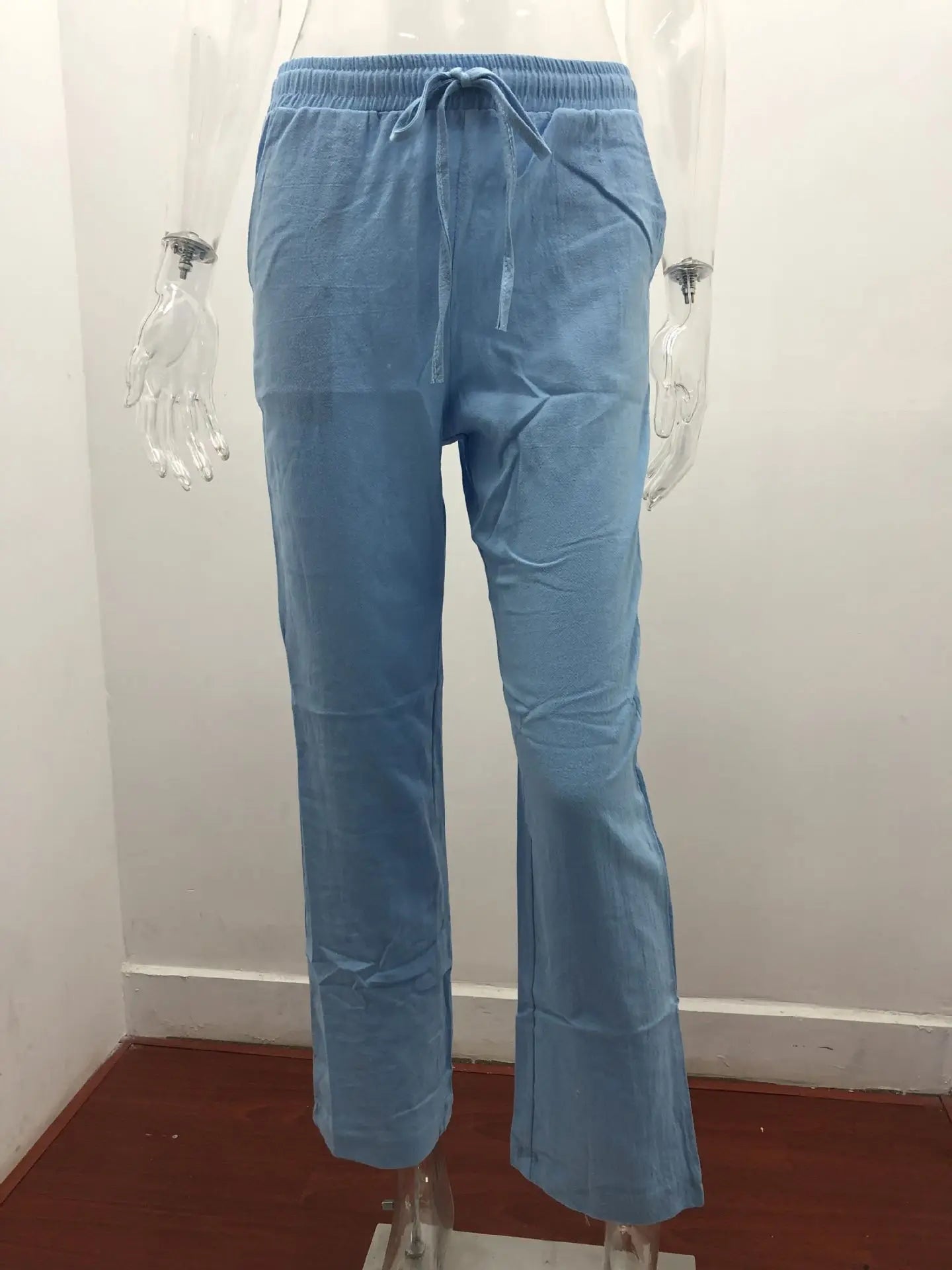 T-line Spring/Summer Women's  Solid Cotton  Loose Wide Leg Pants / trouser  (2 weeks delivery)