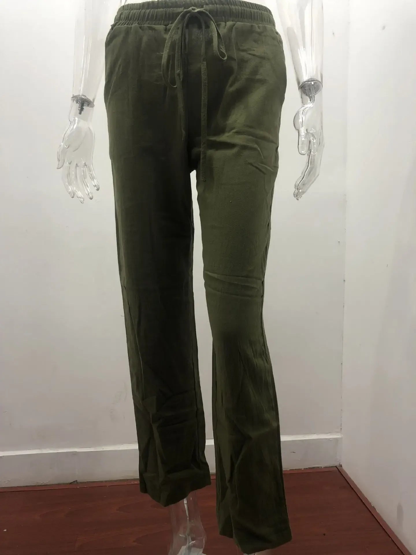 T-line Spring/Summer Women's  Solid Cotton  Loose Wide Leg Pants / trouser  (2 weeks delivery)