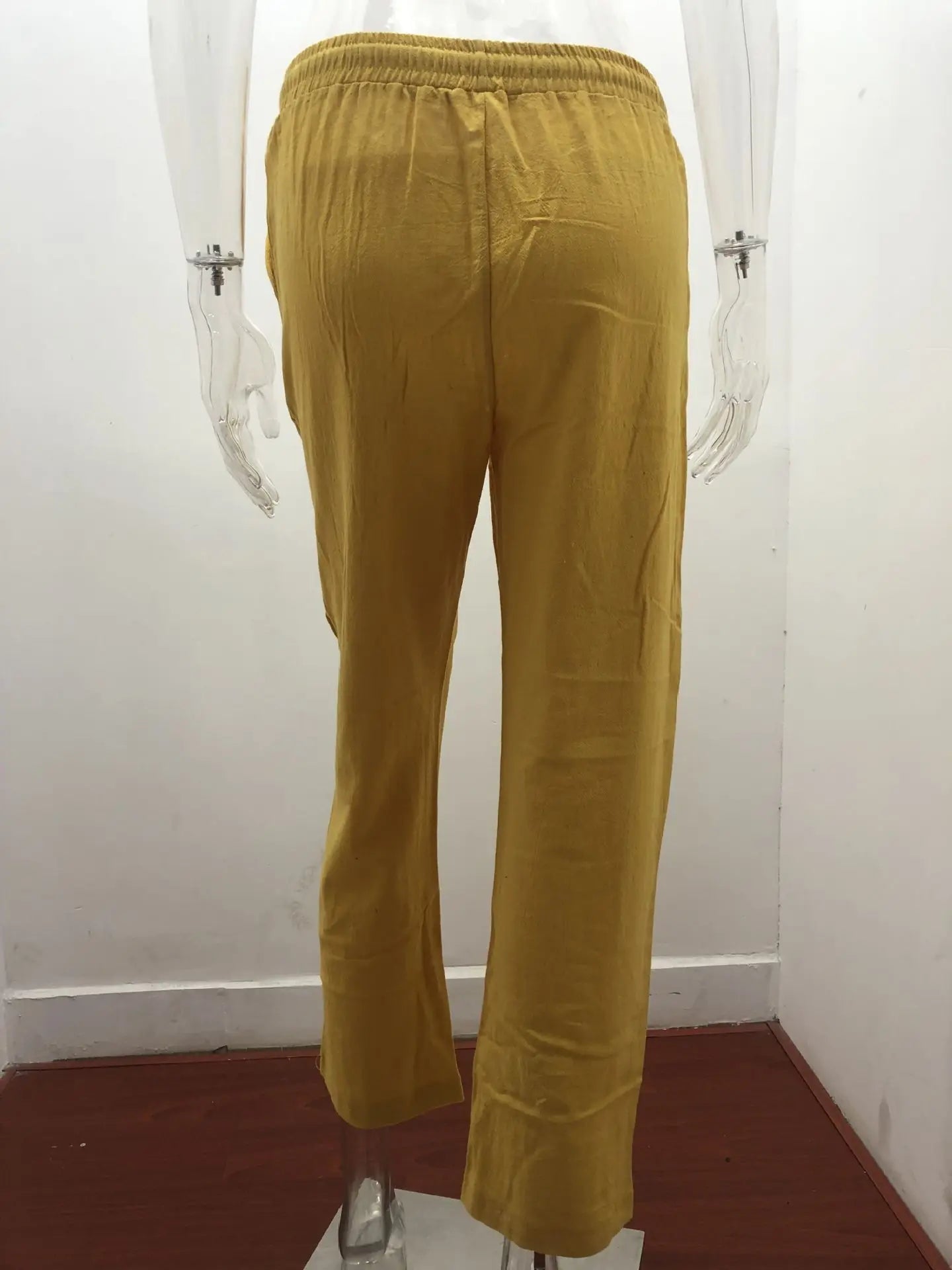 T-line Spring/Summer Women's  Solid Cotton  Loose Wide Leg Pants / trouser  (2 weeks delivery)