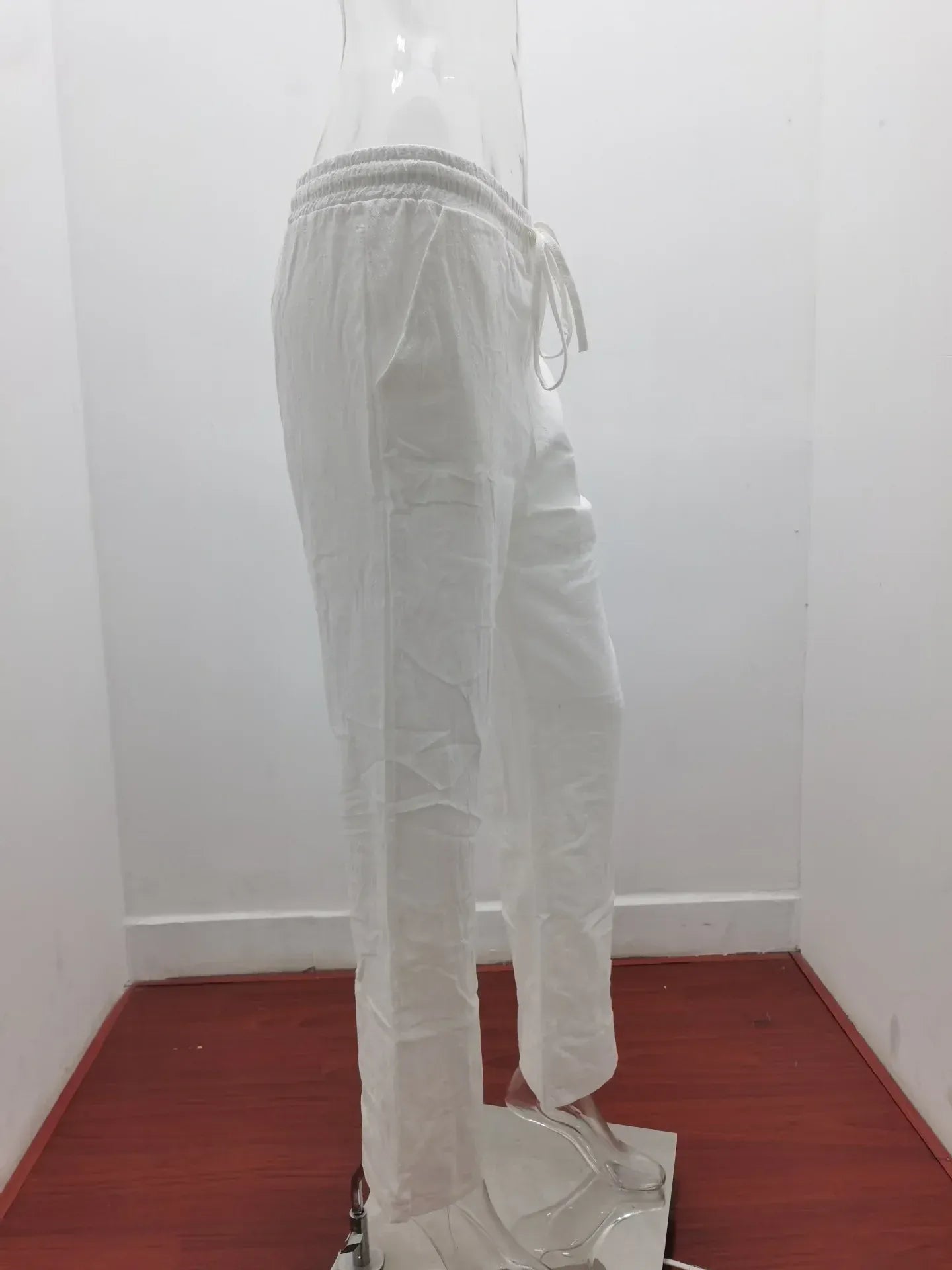 T-line Spring/Summer Women's  Solid Cotton  Loose Wide Leg Pants / trouser  (2 weeks delivery)