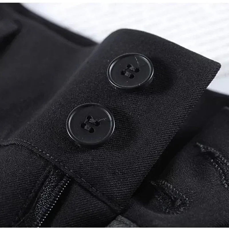 T-line Summer High Waisted, Thin. Pants. Women. Comfortable. Straight Leg. Suit Trousers. (2 weeks delivery)