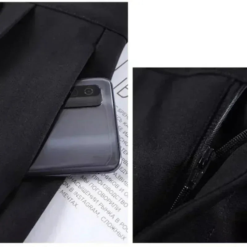 T-line Summer High Waisted, Thin. Pants. Women. Comfortable. Straight Leg. Suit Trousers. (2 weeks delivery)