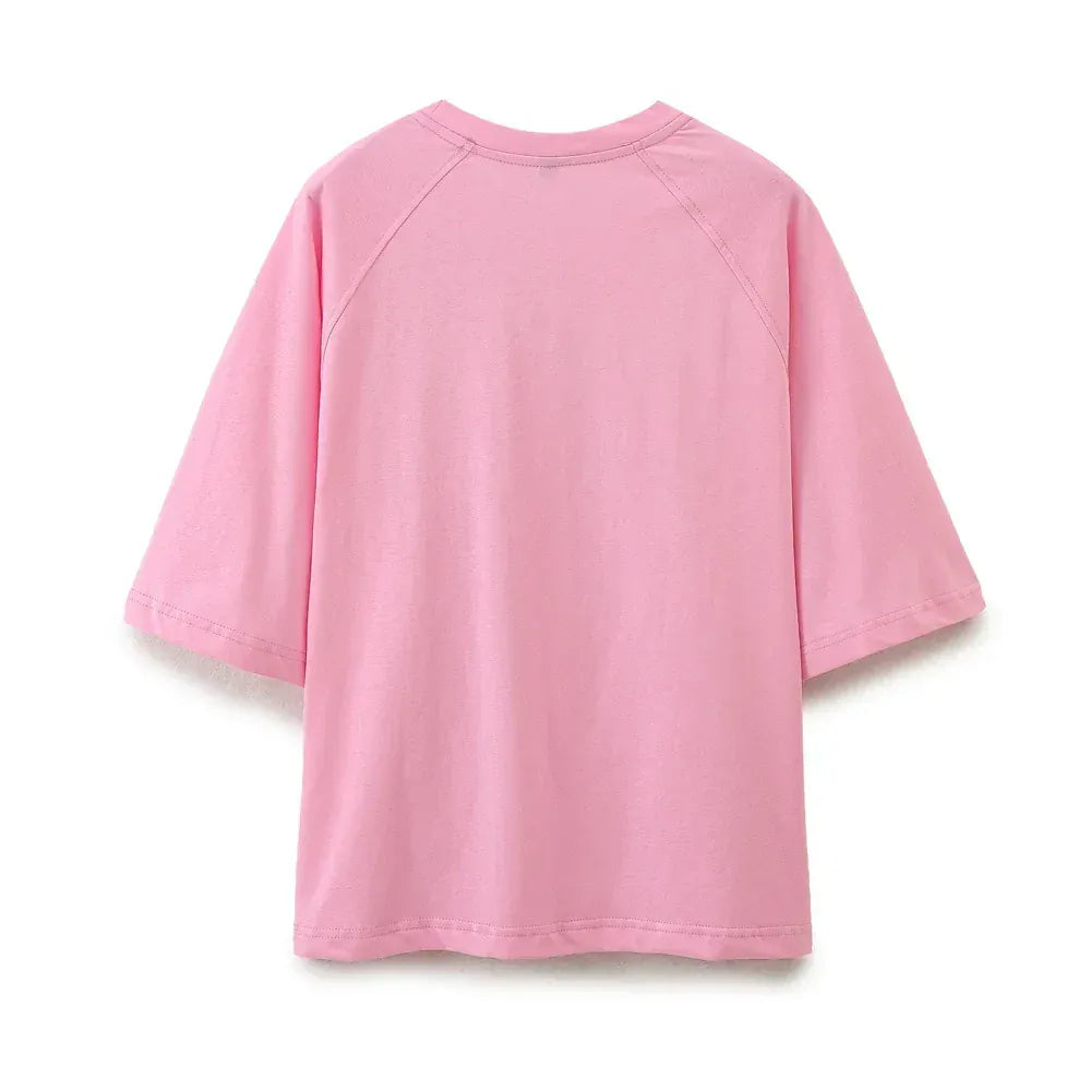 T-line Summer Women Casual T Shirt Pant Sets,   Short Sleeve T-Shirt + Drawstring Loose Trousers pant , Suit (2 weeks delivery)