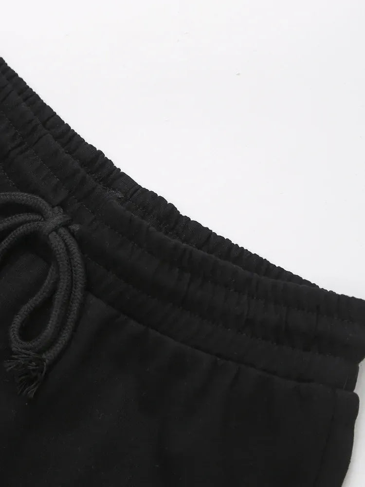 T-line Summer Women Casual T Shirt Pant Sets,   Short Sleeve T-Shirt + Drawstring Loose Trousers pant , Suit (2 weeks delivery)