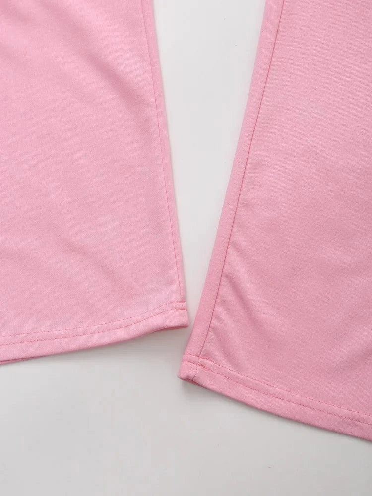 T-line Summer Women Casual T Shirt Pant Sets,   Short Sleeve T-Shirt + Drawstring Loose Trousers pant , Suit (2 weeks delivery)