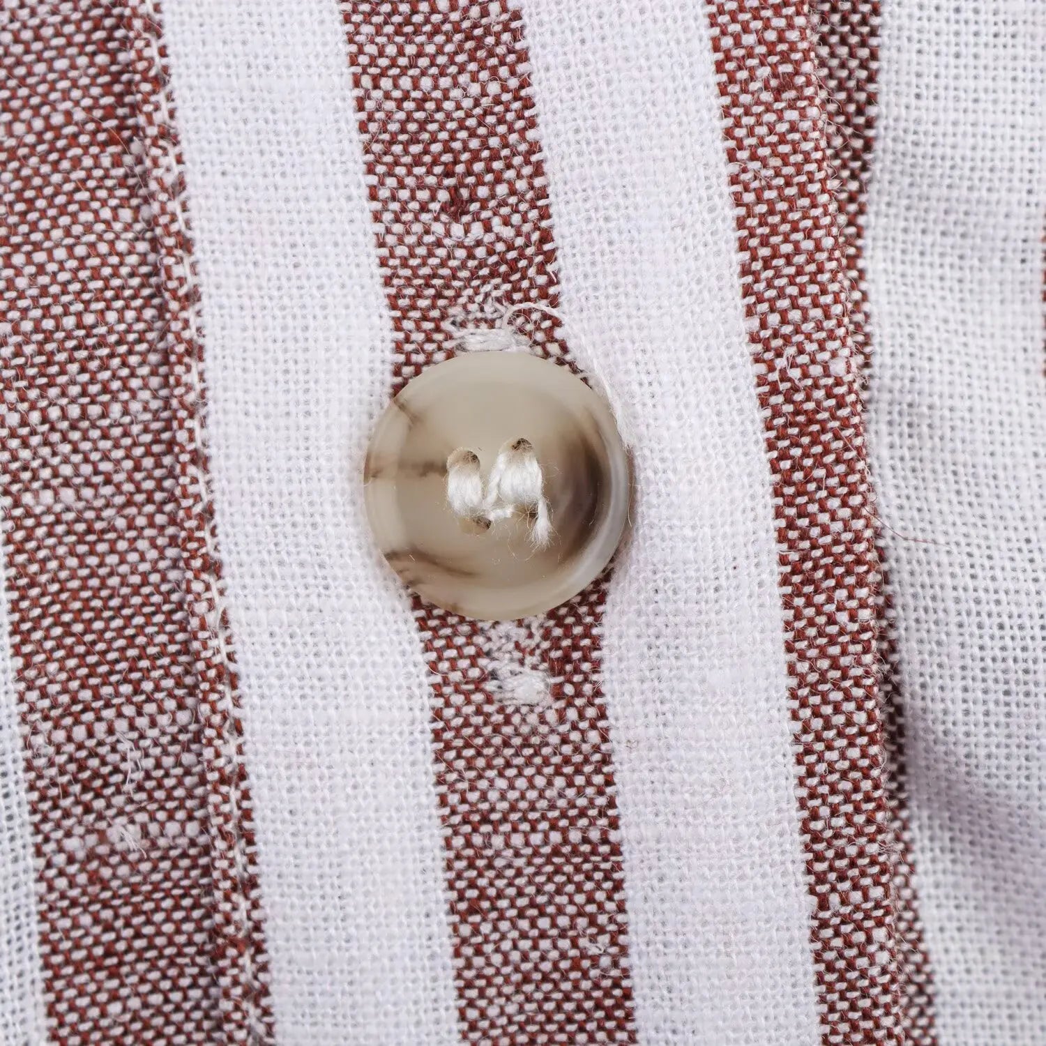 T-line Summer Women's Curled Wide Sleeves Linen Blended Striped Asymmetric Casual Shirt Versatile Collar Linen Blended Printed Shirt