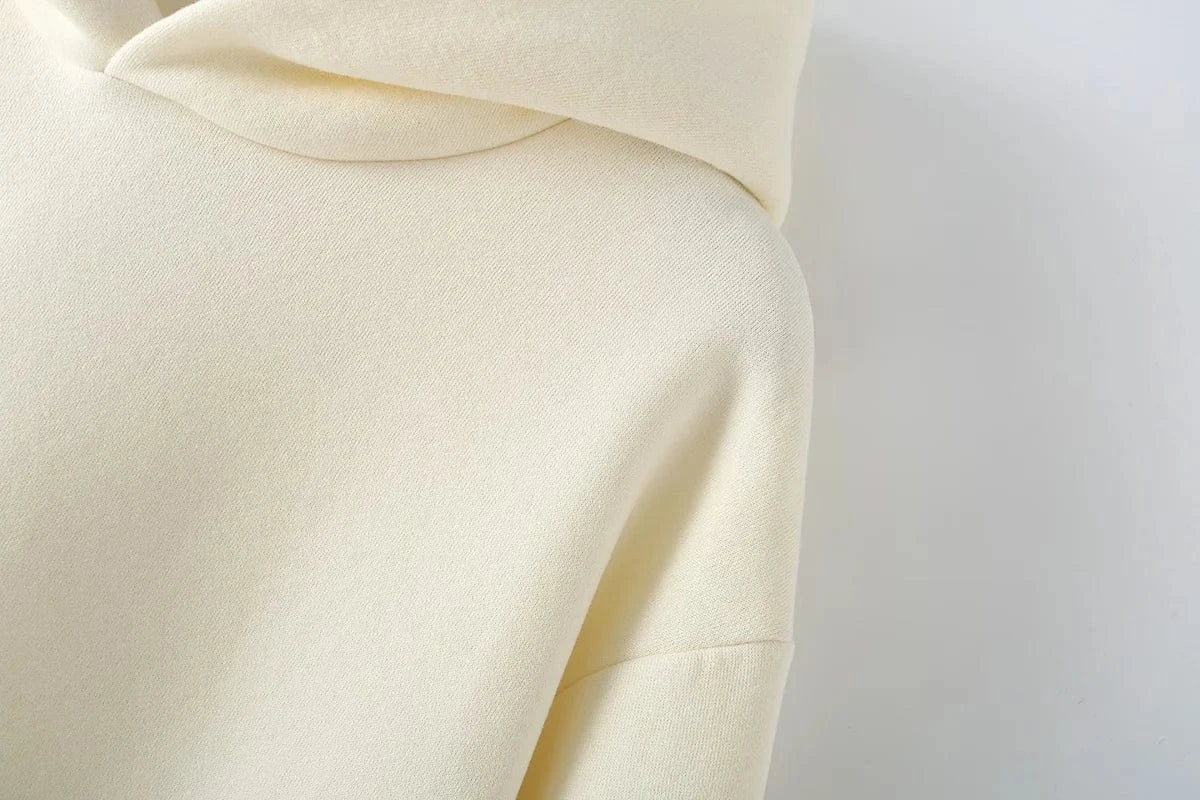 T-line Sweatshirt Pant Suit , Long Sleeve Hooded Fleece , Straight pants (5 - 10  work days free delivery)