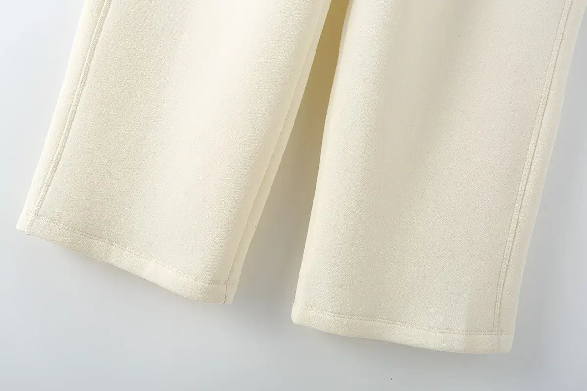 T-line Sweatshirt Pant Suit , Long Sleeve Hooded Fleece , Straight pants (5 - 10  work days free delivery)