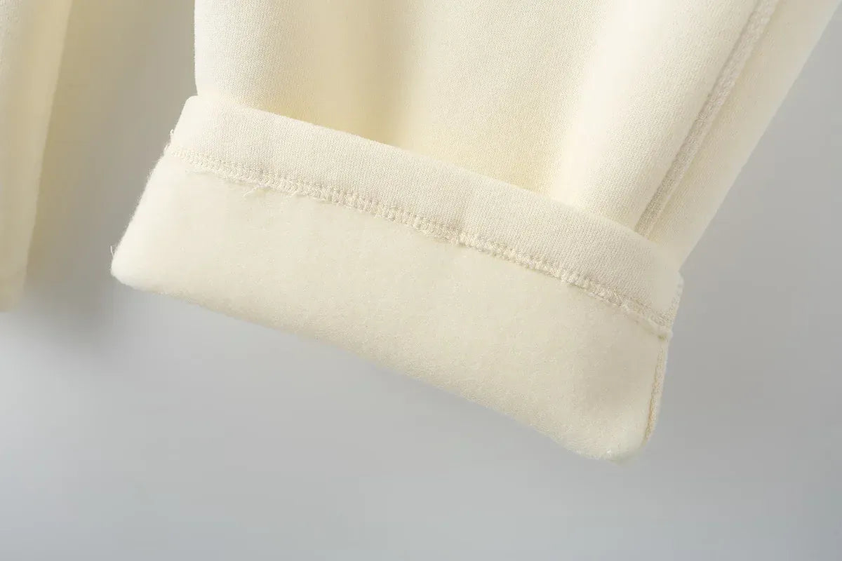 T-line Sweatshirt Pant Suit , Long Sleeve Hooded Fleece , Straight pants (5 - 10  work days free delivery)