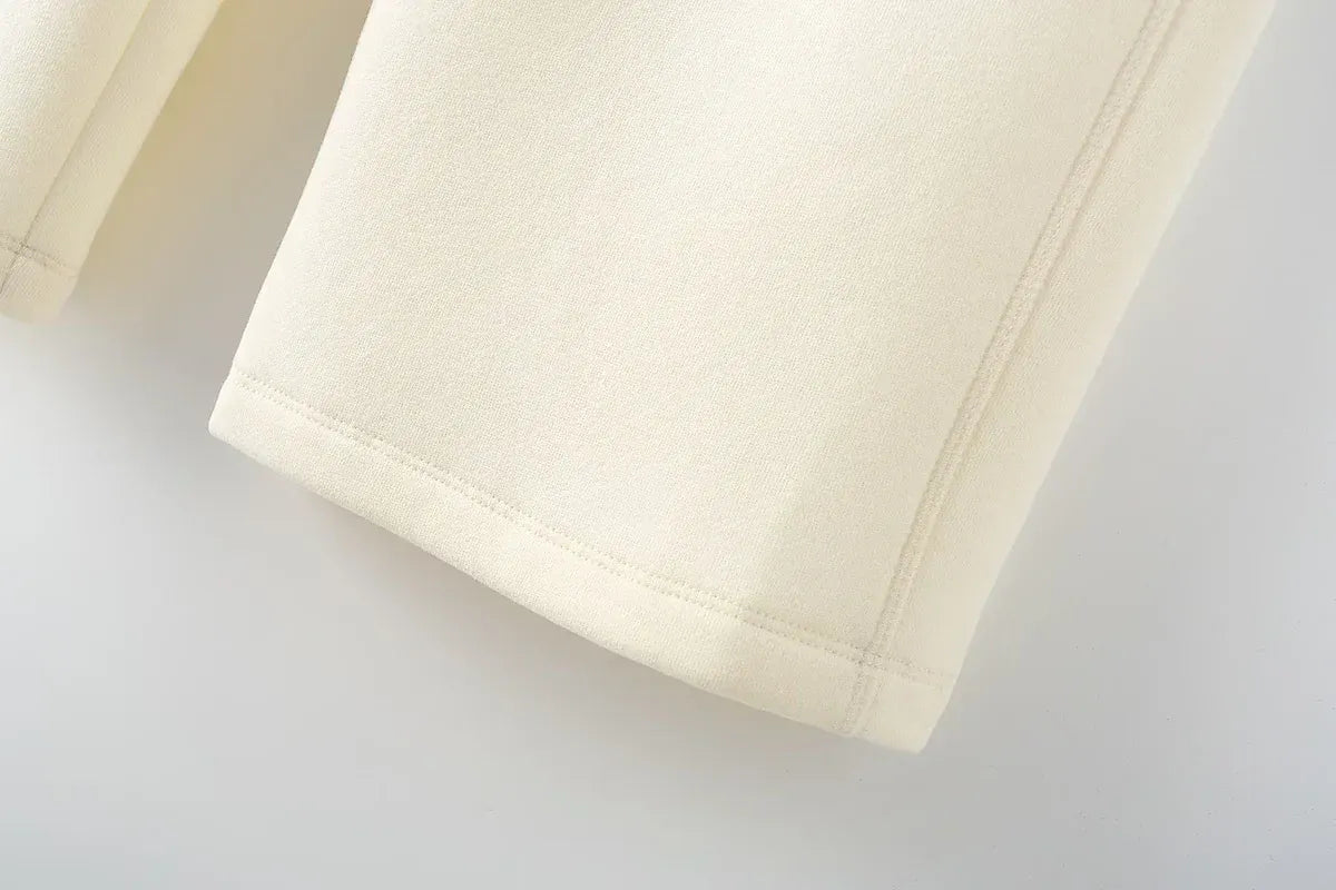 T-line Sweatshirt Pant Suit , Long Sleeve Hooded Fleece , Straight pants (5 - 10  work days free delivery)