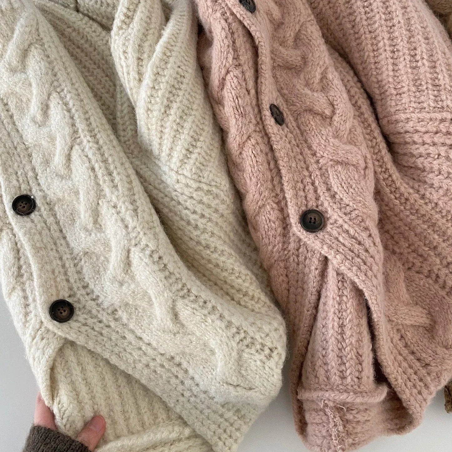 T-line Thick Women Cardigan, Knitted, Sweater, Autumn / Winter,  Long Sleeve,  sweater jacket , Female (2 weeks delivery)