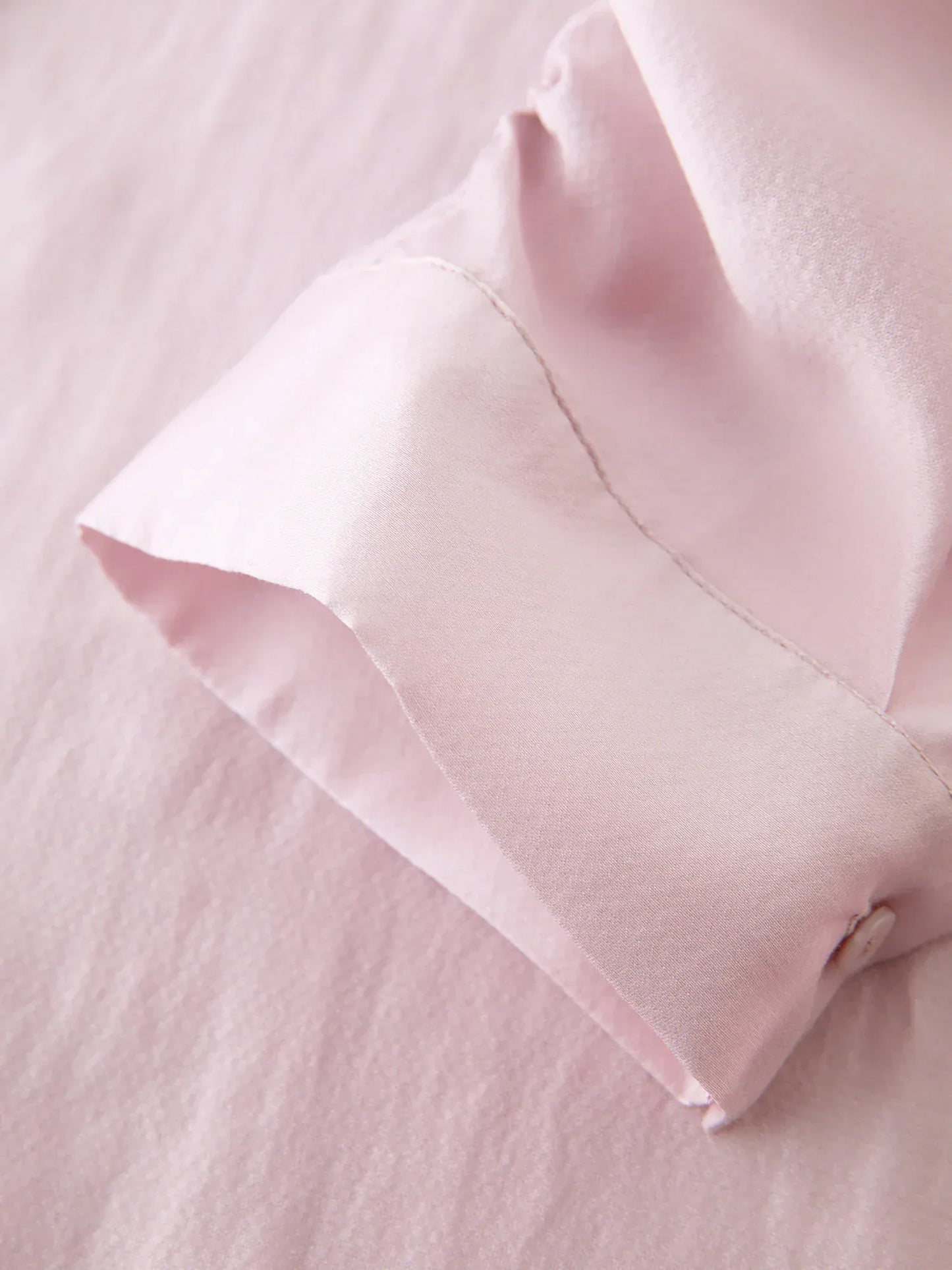 T-line Thin Shirt For Female, Glossy Top, pink and white Blouse, (2 weeks delivery)