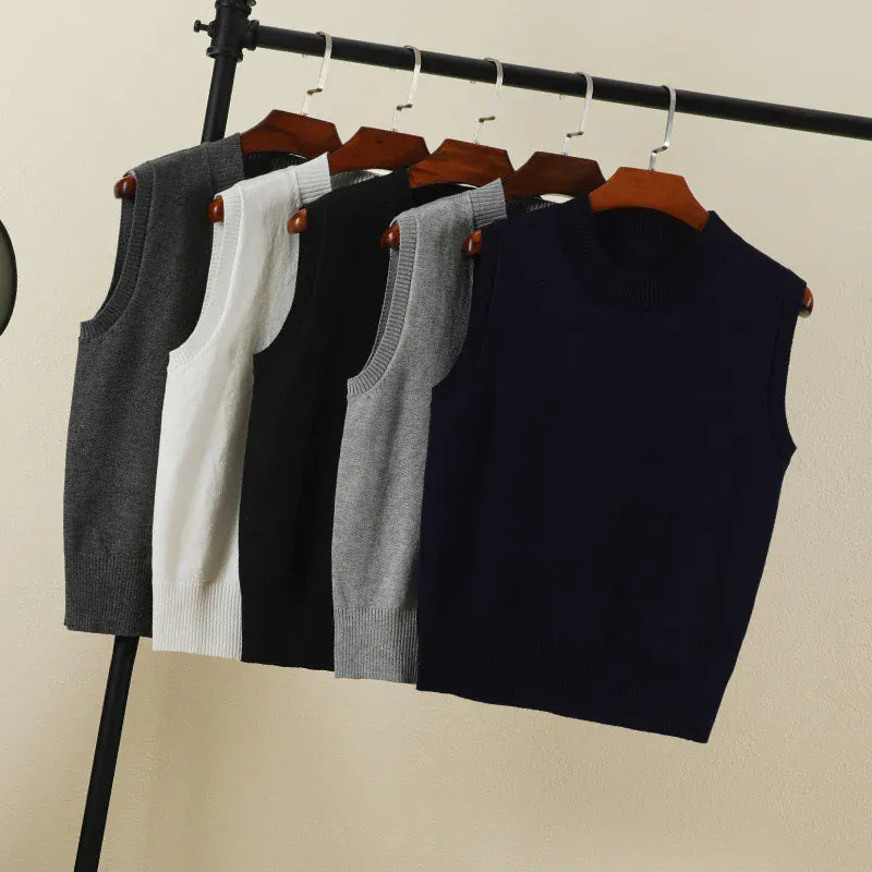 T-line Tops Female Vest, sleeveless Sweaters Pullover , Women, Warm, Knitted (5 - 10 free delivery)