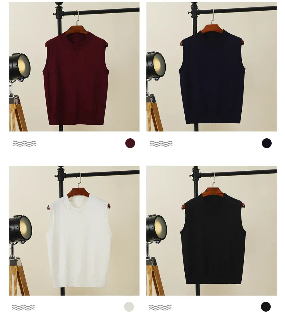 T-line Tops Female Vest, sleeveless Sweaters Pullover , Women, Warm, Knitted (5 - 10 free delivery)