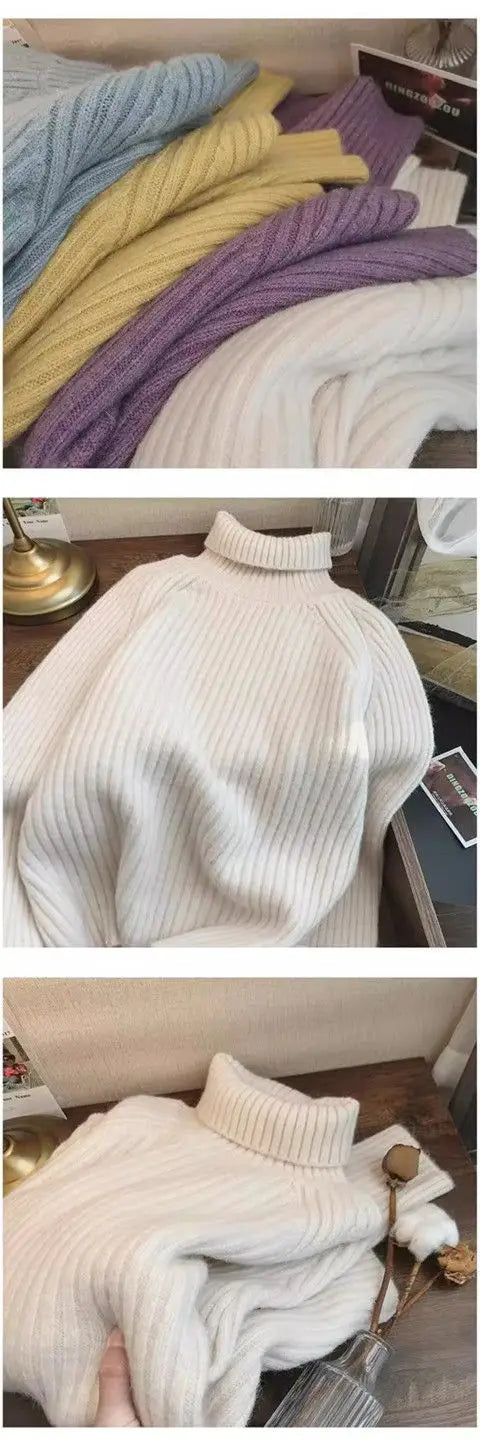 T-line Warm, Sweater for Women, Autumn / Winter,  Long Sleeves , Pullover(2 weeks delivery)