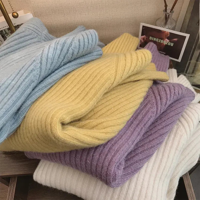 T-line Warm, Sweater for Women, Autumn / Winter,  Long Sleeves , Pullover(2 weeks delivery)