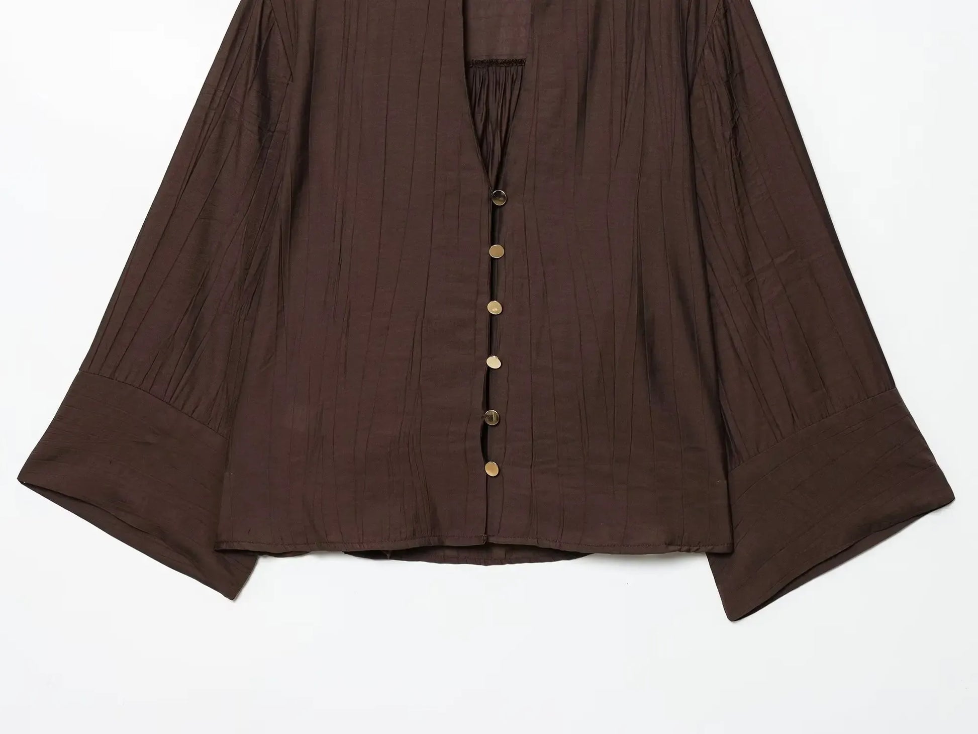 T-line Wide Leg Pants, Long Sleeve V neck Shirt,  wide pant, Sets For Women,  2 Pieces suit  Woman  (2 weeks delivery)