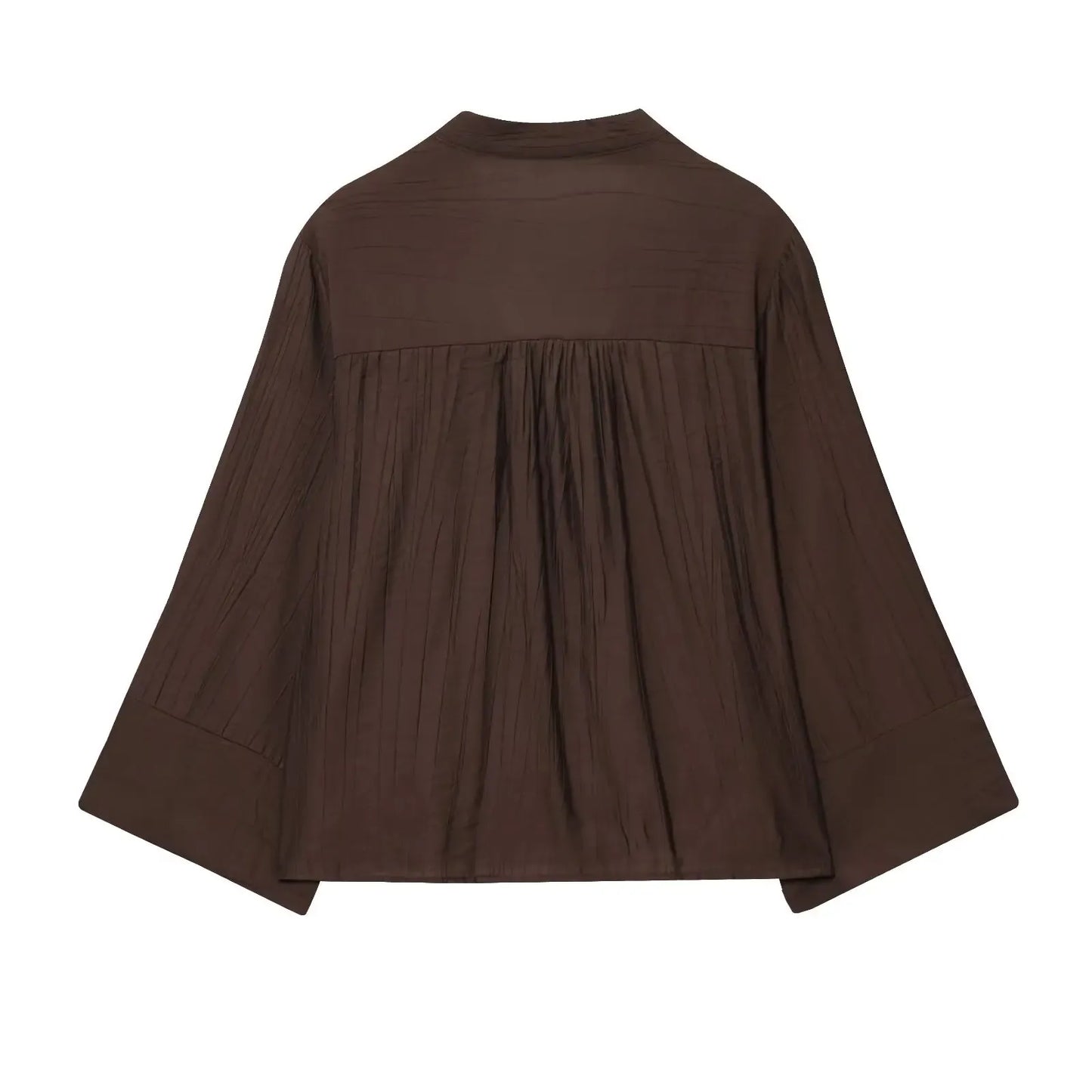 T-line Wide Leg Pants, Long Sleeve V neck Shirt,  wide pant, Sets For Women,  2 Pieces suit  Woman  (2 weeks delivery)