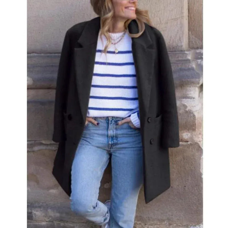 T-line Winter Women's Jacket,  Coat, Double Breasted, Mantel (2 weeks delivery)