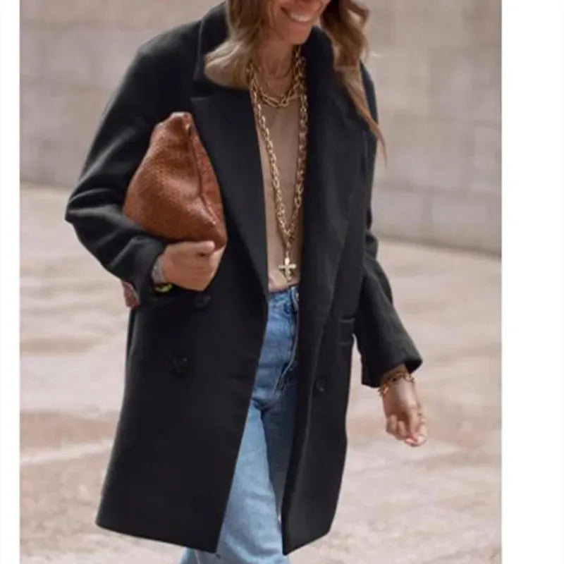 T-line Winter Women's Jacket,  Coat, Double Breasted, Mantel (2 weeks delivery)