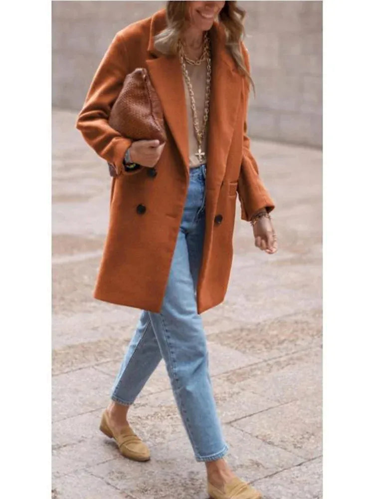 T-line Winter Women's Jacket,  Coat, Double Breasted, Mantel (2 weeks delivery)