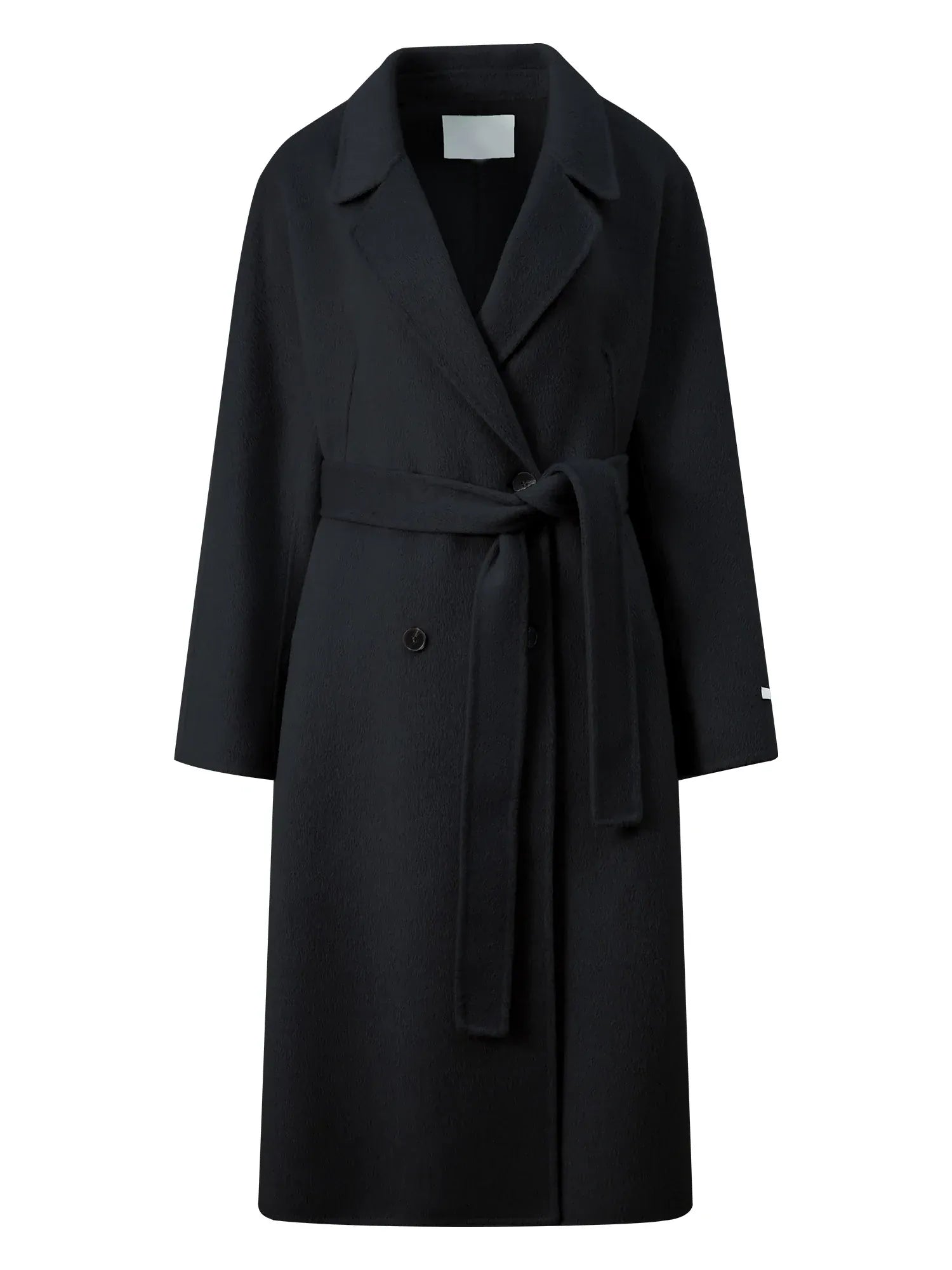 T-line Winter Wool 100% Women's Coat, Double-Faced Wool, Blend Coat, with Raglan Sleeve,  Short Tweed Overcoat f (2 weeks delivery)