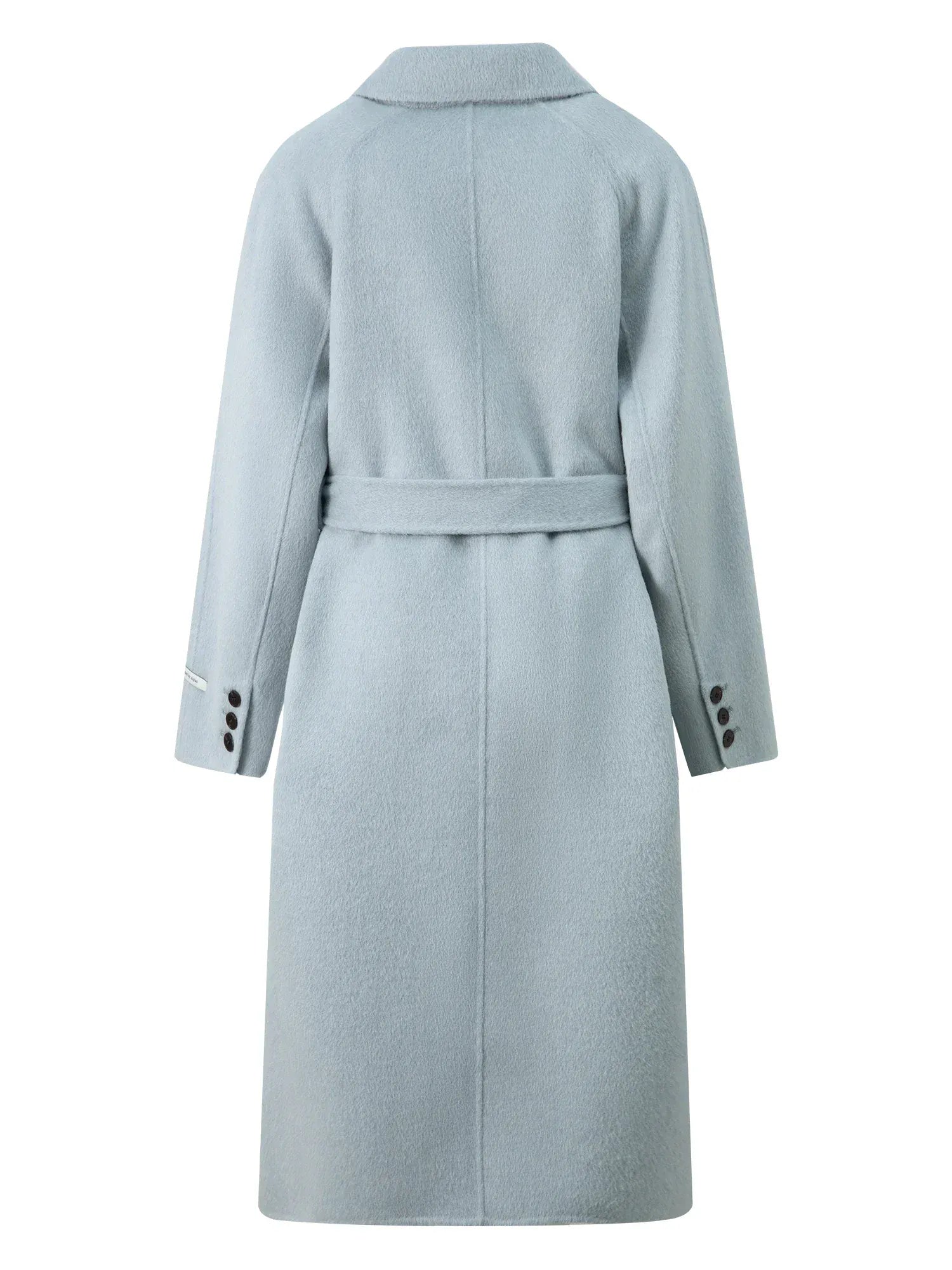 T-line Winter Wool 100% Women's Coat, Double-Faced Wool, Blend Coat, with Raglan Sleeve,  Short Tweed Overcoat f (2 weeks delivery)