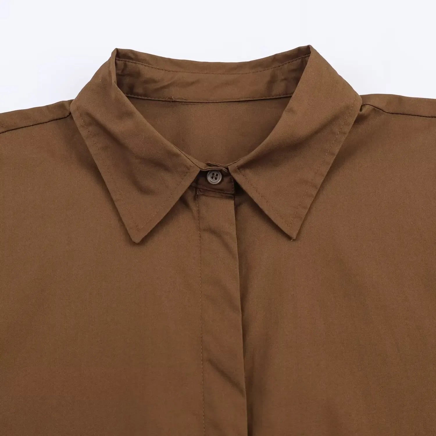 T-line Woman Striped Shirt,  Button, Blouse,  Long Sleeve,  Autumn,  Female  Shirts (2 weeks delivery)