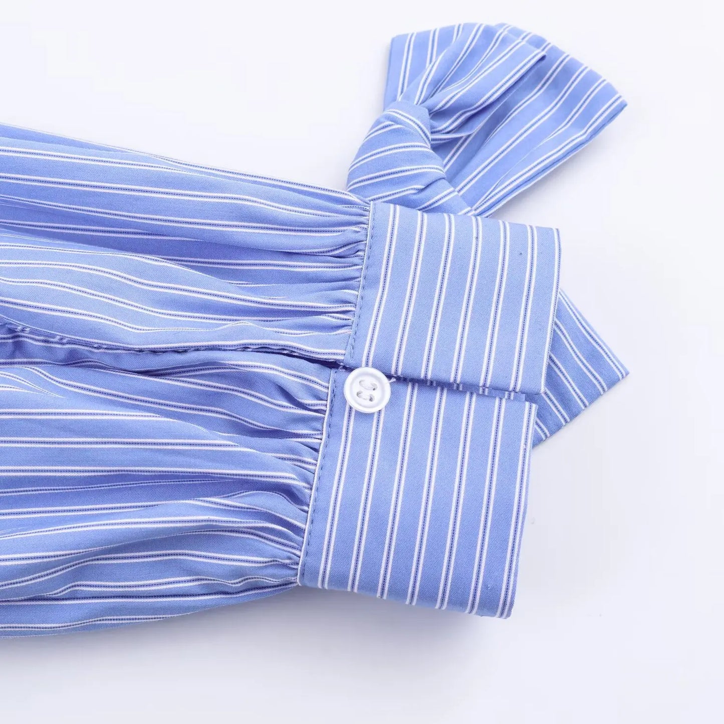 T-line Woman Striped Shirt,  Button, Blouse,  Long Sleeve,  Autumn,  Female  Shirts (2 weeks delivery)
