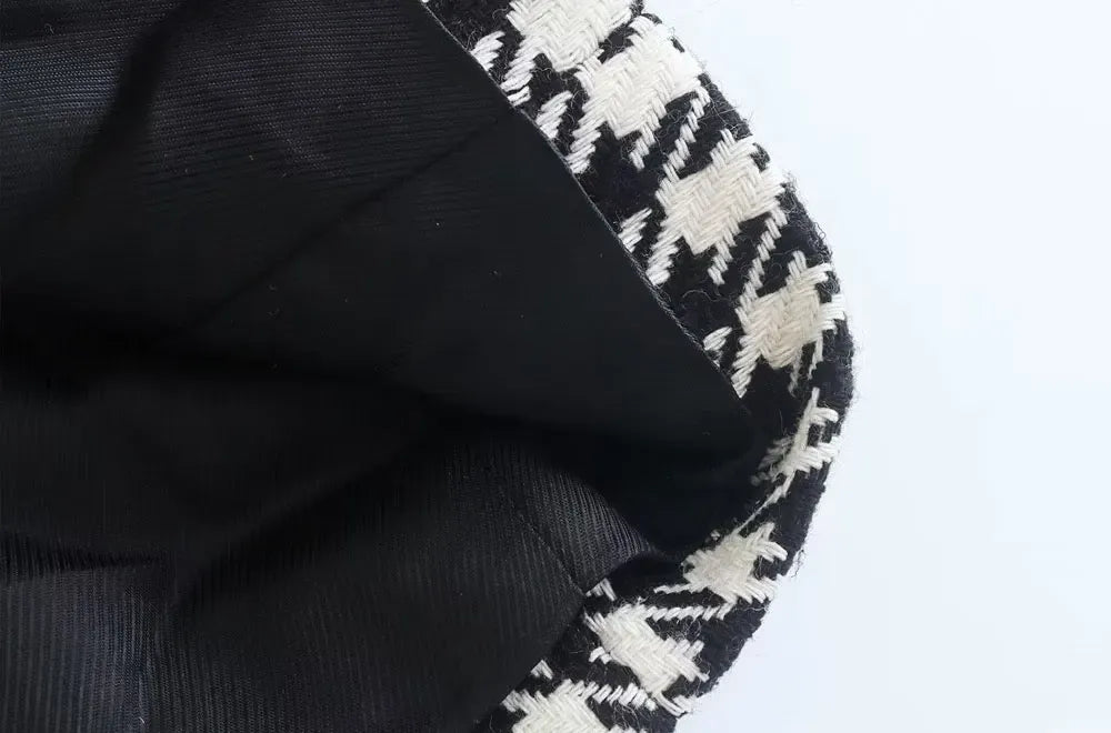 T-line Women  Double Breasted  Blazer,   Long Sleeve, Flap Pockets, jacket, short  (2 weeks delivery)