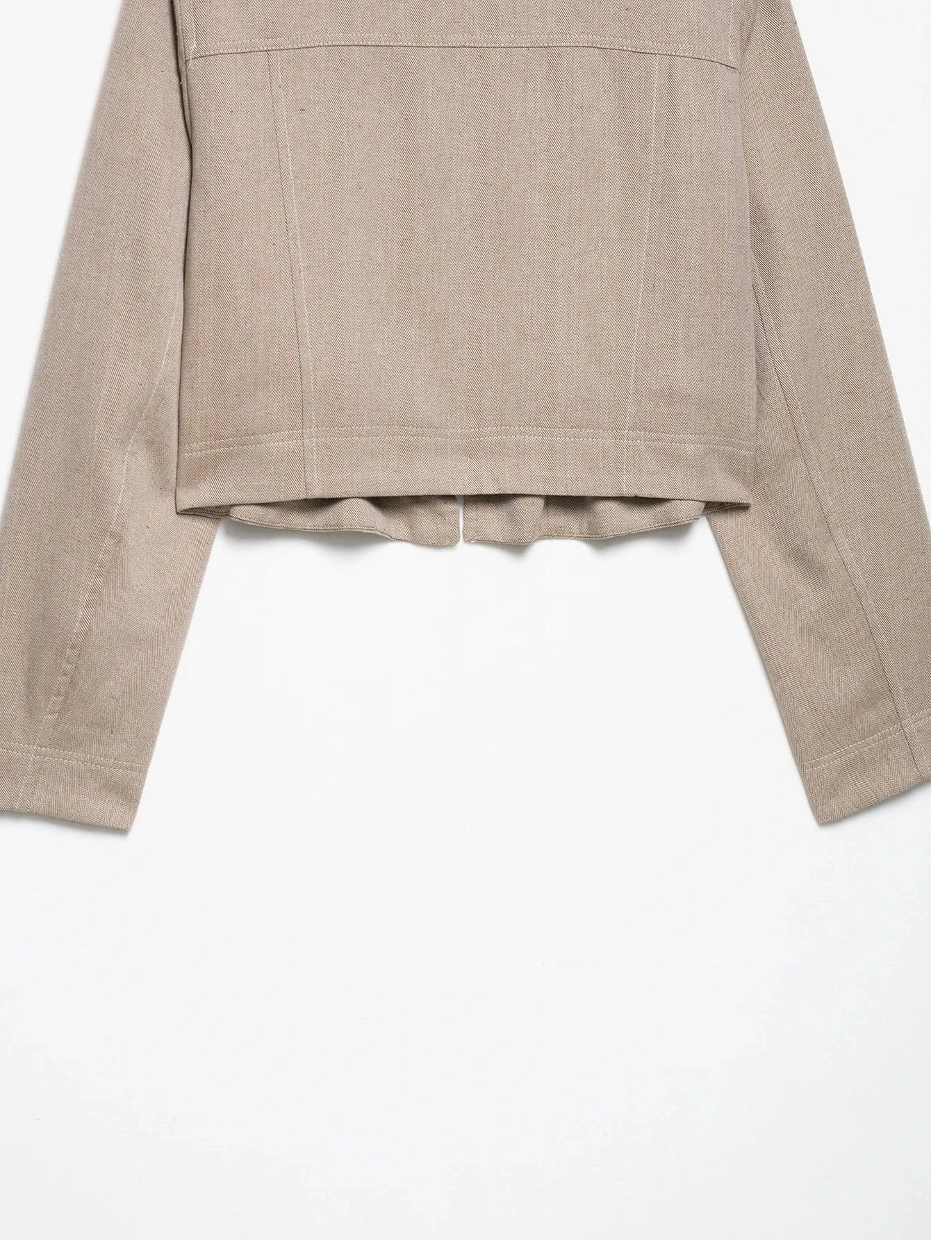 T-line Women Khaki  Set , Pants , Cropped Jacket , Long Sleeves , Female Suits (5 - 10  work days free delivery)