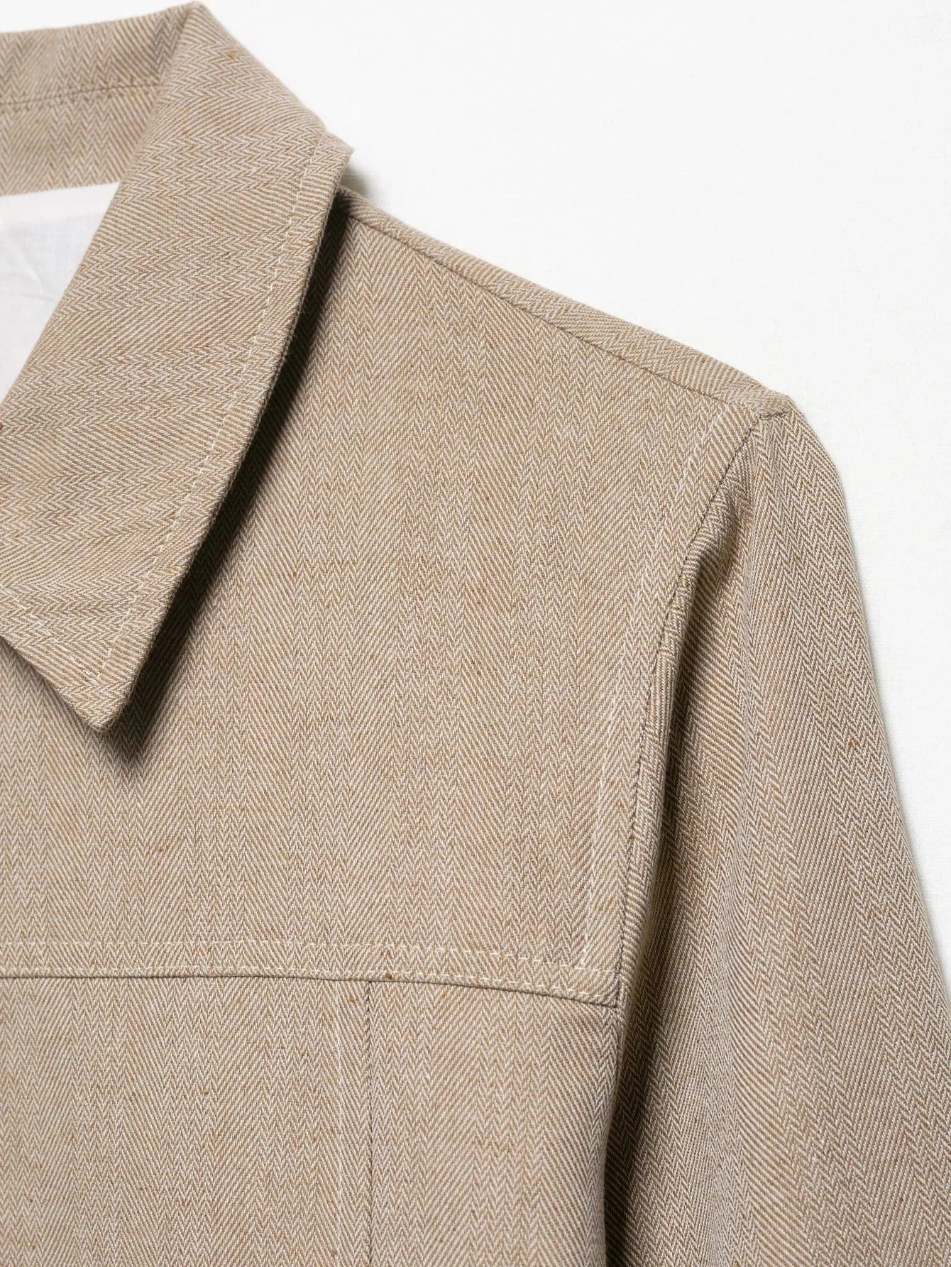 T-line Women Khaki  Set , Pants , Cropped Jacket , Long Sleeves , Female Suits (5 - 10  work days free delivery)