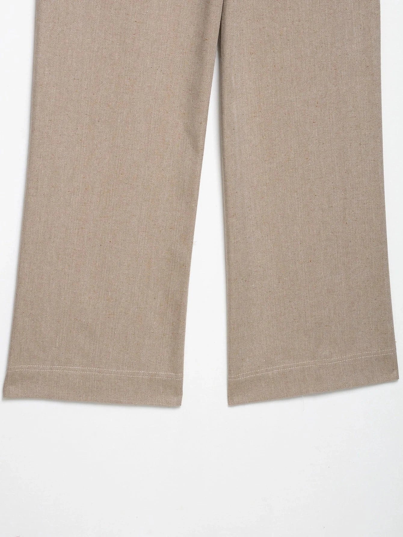 T-line Women Khaki  Set , Pants , Cropped Jacket , Long Sleeves , Female Suits (5 - 10  work days free delivery)