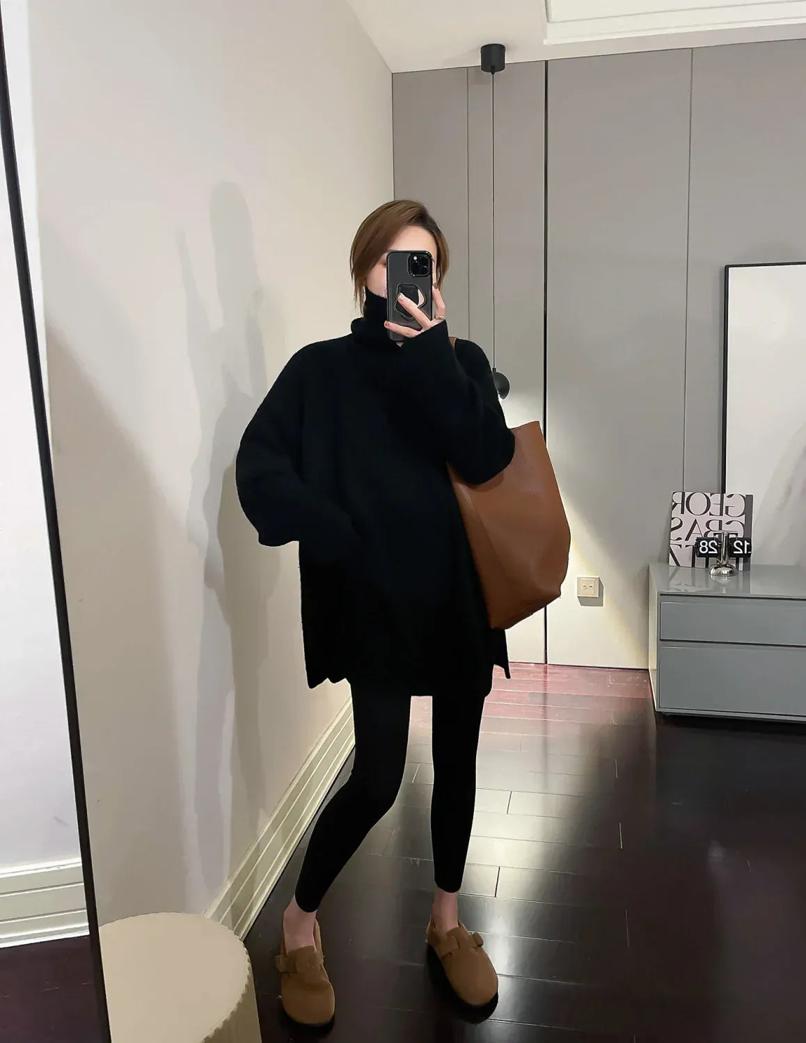 T-line Women ,Oversized ,Knitted Sweater , Long Sleeve, Pullover, Tunic, Tops, Jumpers winter pullover (2 weeks delivery)