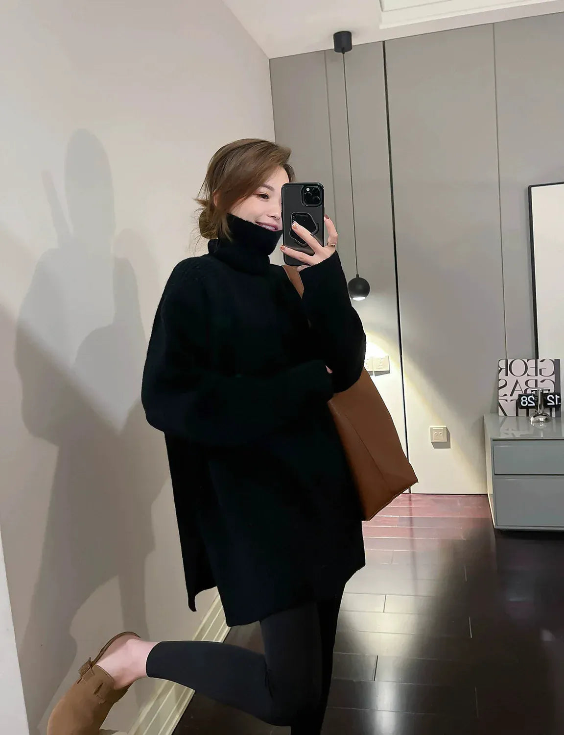 T-line Women ,Oversized ,Knitted Sweater , Long Sleeve, Pullover, Tunic, Tops, Jumpers winter pullover (2 weeks delivery)