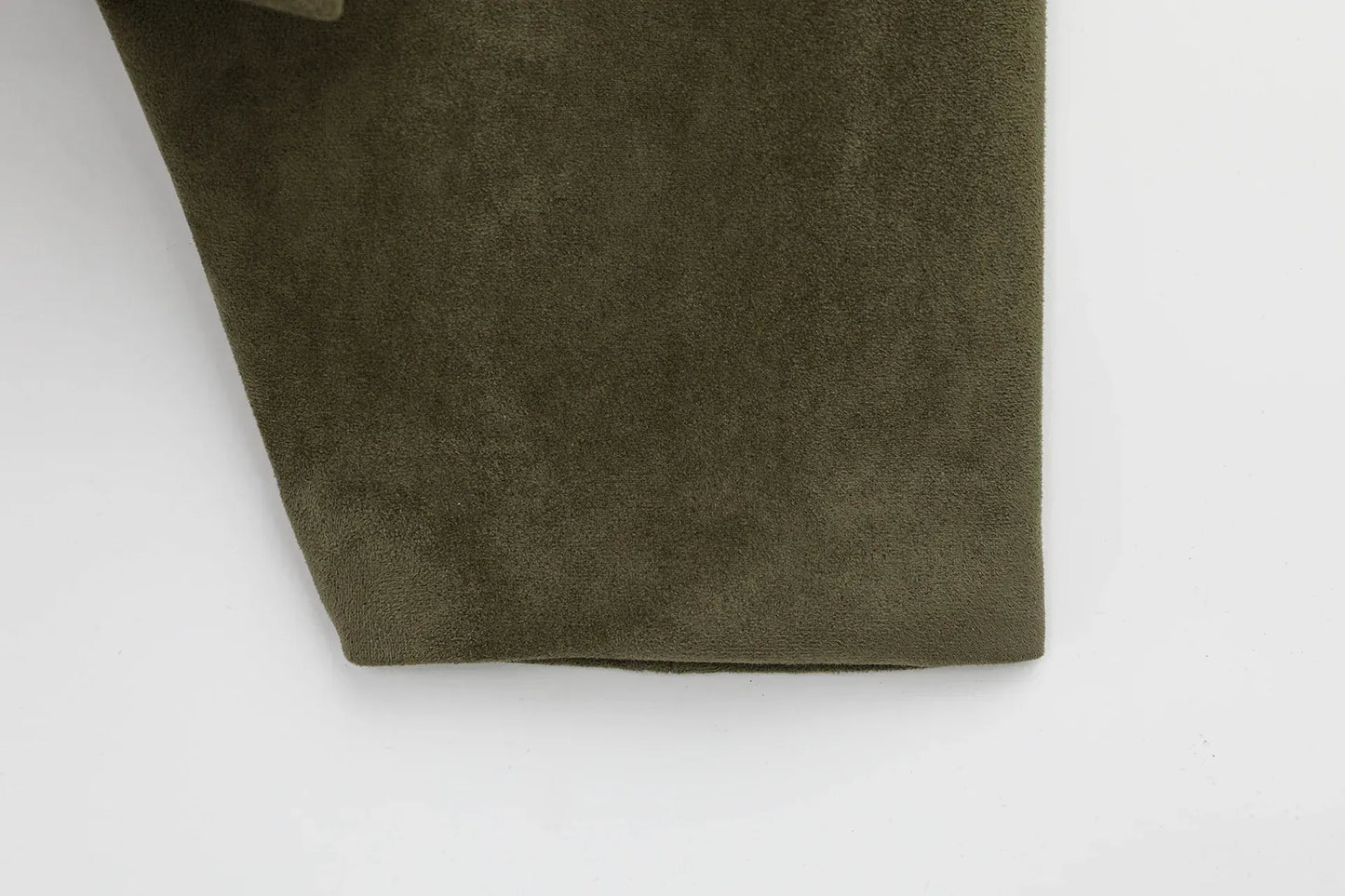 T-line Women's 2026 Spring New 2-piece Fashion Suede Casual Minimalist Pilot Jacket and Shorts Skirt Set