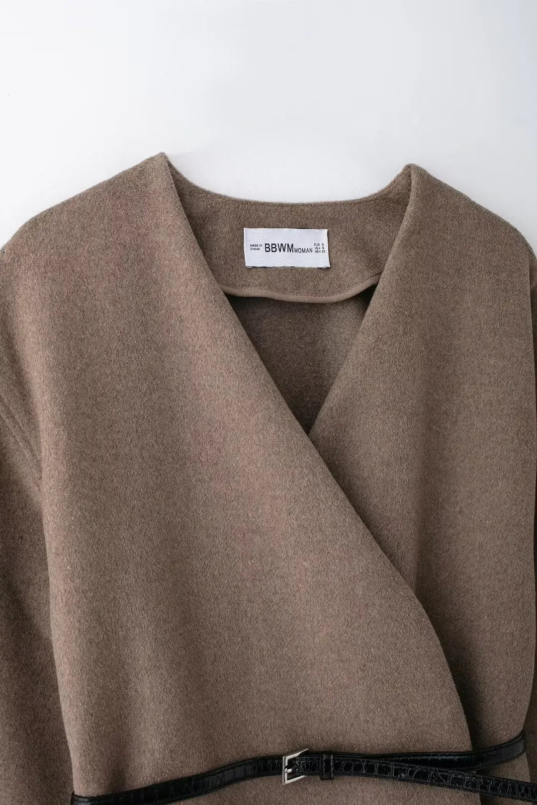 T-line Women's Coat With Belt Soft Top  Autumn / spring    (5 - 10  work days free delivery)