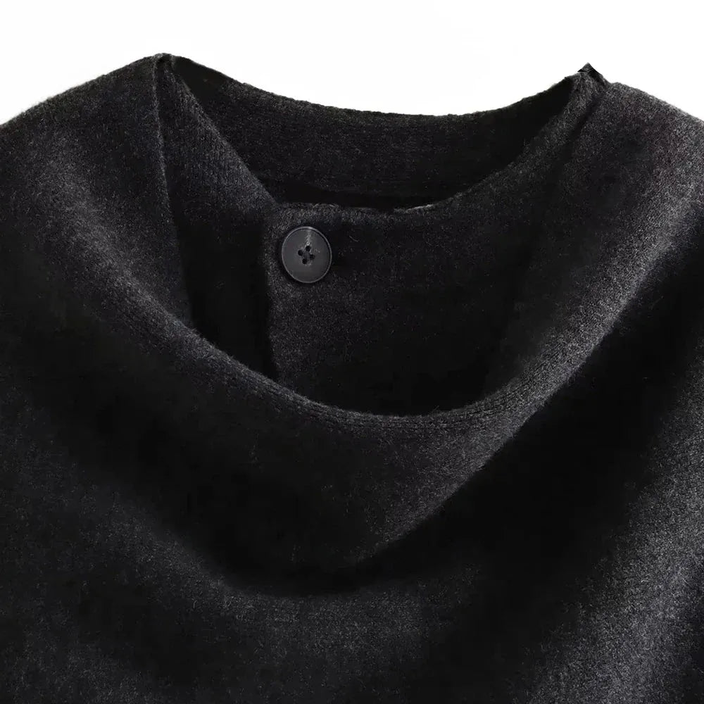 T-line Women's  Fall and Winter  Casual  Coat Knitted Loose Warm  Jacket (2 weeks delivery)