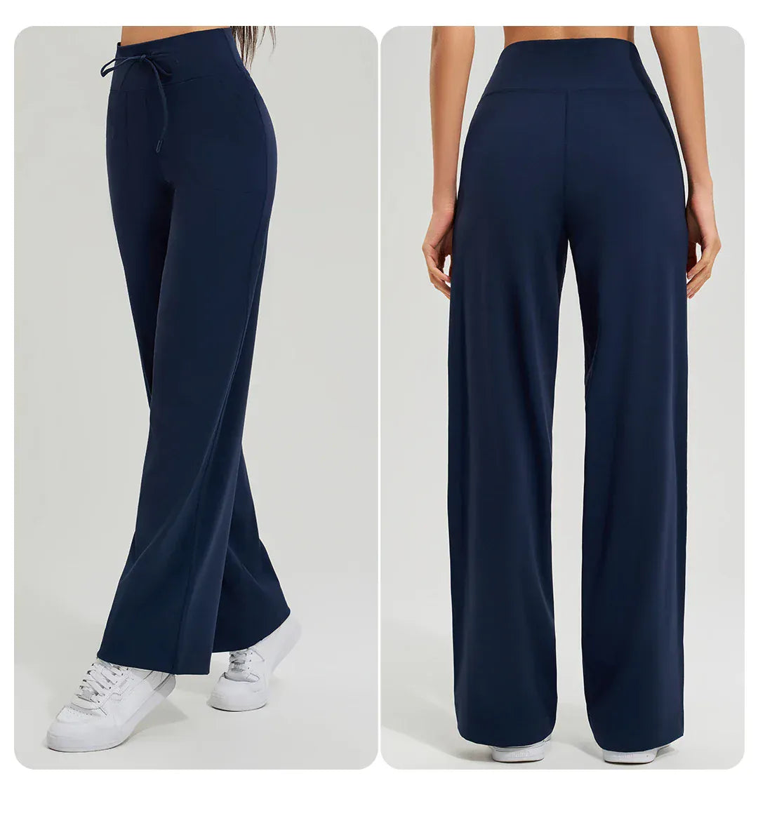 T-line Women's High Waist Yoga Pants, Gym, Loose Running, Yoga Pants , Pockets Pants,  Ties (2 weeks delivery)