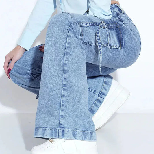 T-line Women's Jeans with Multiple Pockets, Denim Pants for Everyday Wear trouser  (2 weeks delivery)