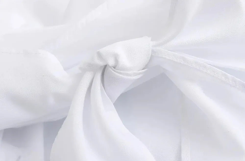 T-line Women's Long Sleeve Kimono Blouses With Bow Tie , Female Shirts  (5 - 10  work days free delivery)