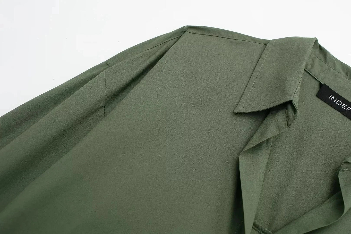 T-line Women's  Long Sleeve Lapel Blouses, V-neck, Single Breasted, Loose, Shirt, Tops (2 weeks delivery)