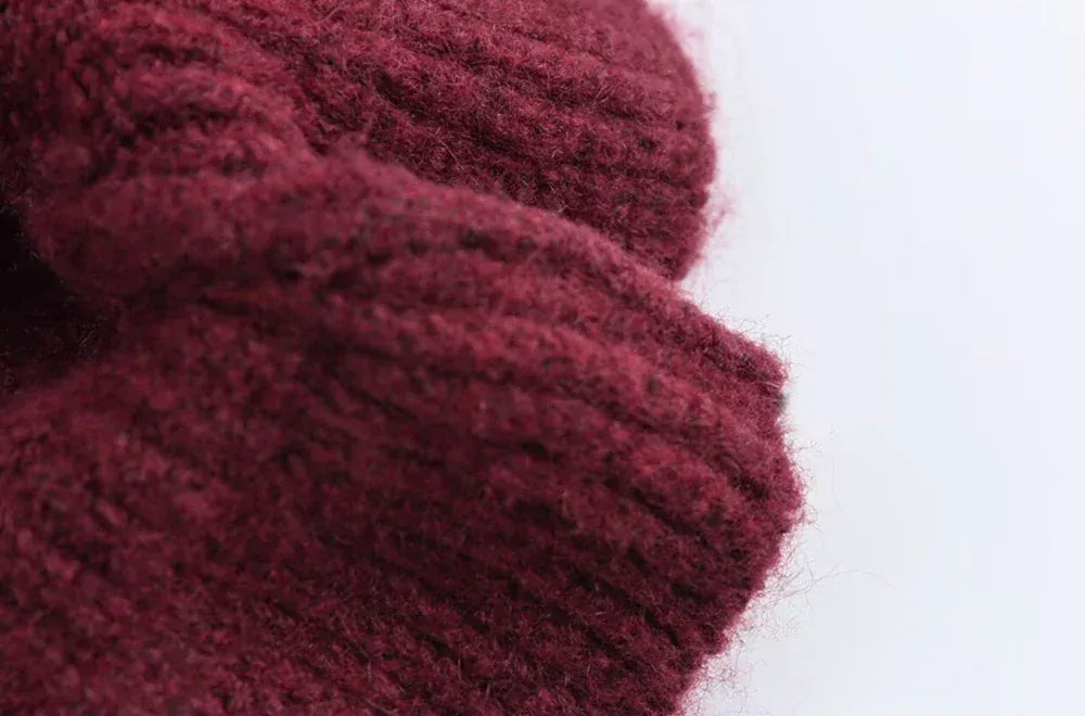 T-line Women's Ruffled Knit Cardigan Sweater O-Neck Long Sleeve Chic Top with Front Buttons Fashion Outerwear