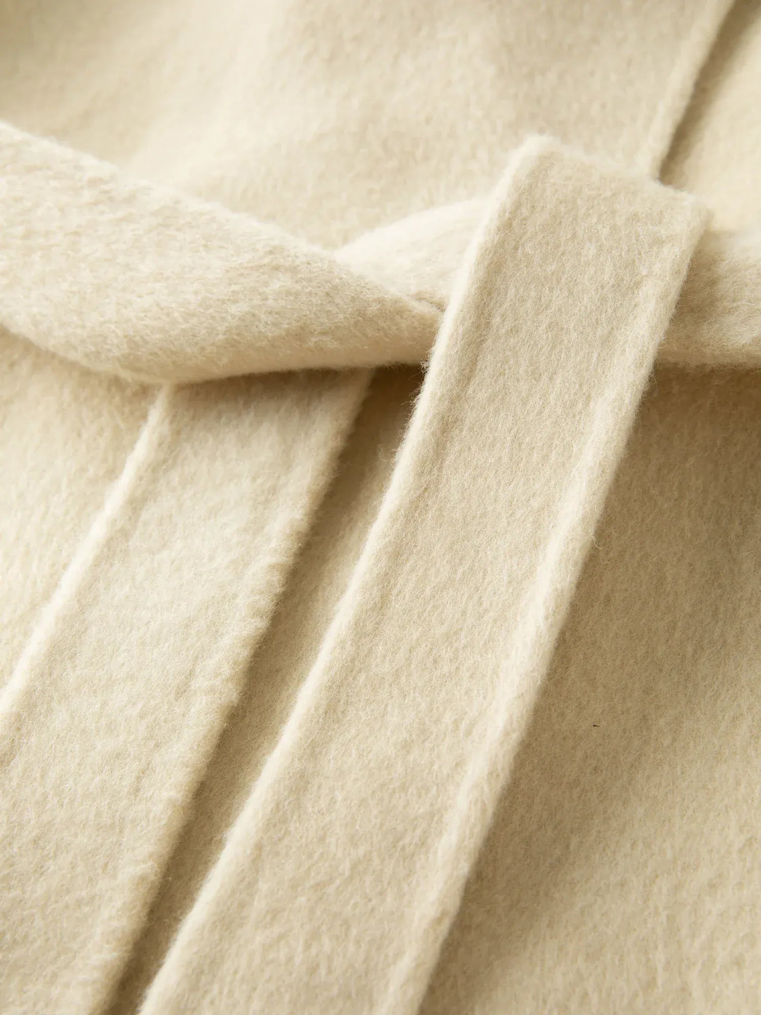 T-line Women's Short Alpaca Blend Coat - Double Faced Wool Blend Tweed Jacket with Stand  Casual Elegance(2 weeks delivery)