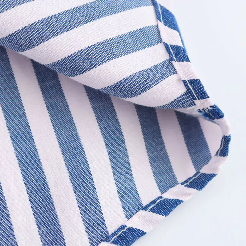 T-line women's  striped, long sleeve, lapel, loose,  poplin shirt multi-color (2 weeks delivery)